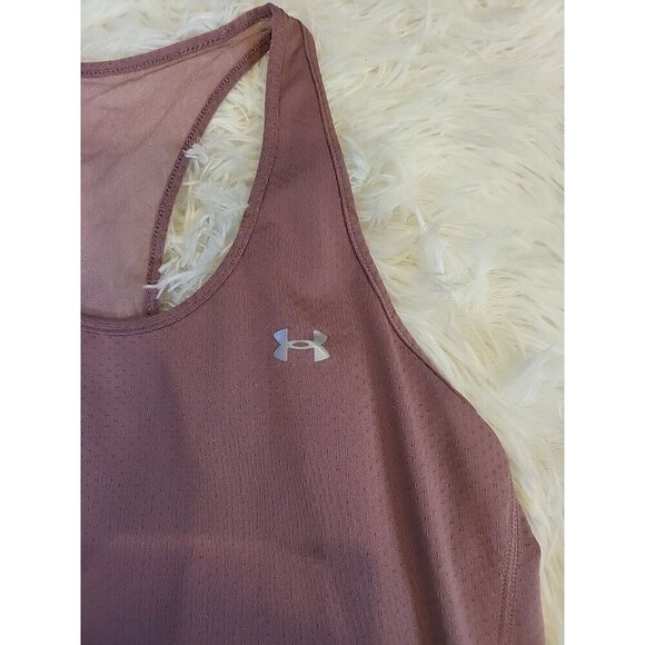 Under Armour Tank Racerback Dusty Rose Pink Small Fast Shipping - Picture 2 of 11